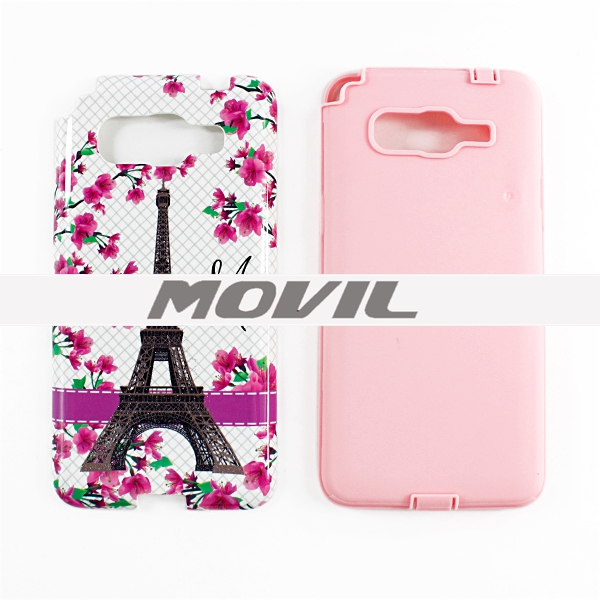 NP-2424  2 en 1 brillante polvo funda para Samsung G530H-6
